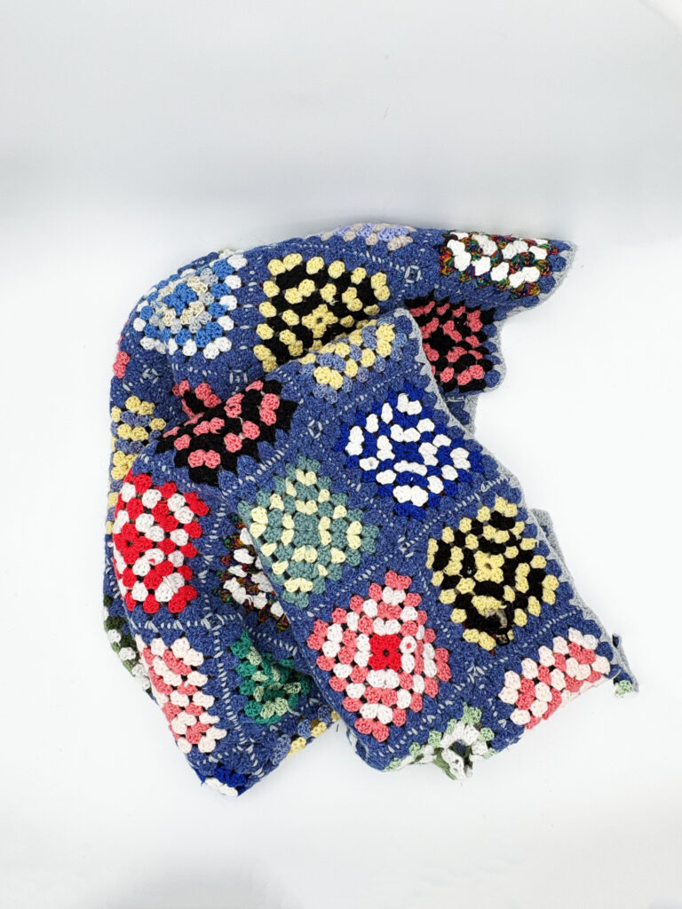 Granny Square Crochet Blanket- A blanket my Gran made, she was a big crafter and crocheter. This is something I accociate stongly to her.