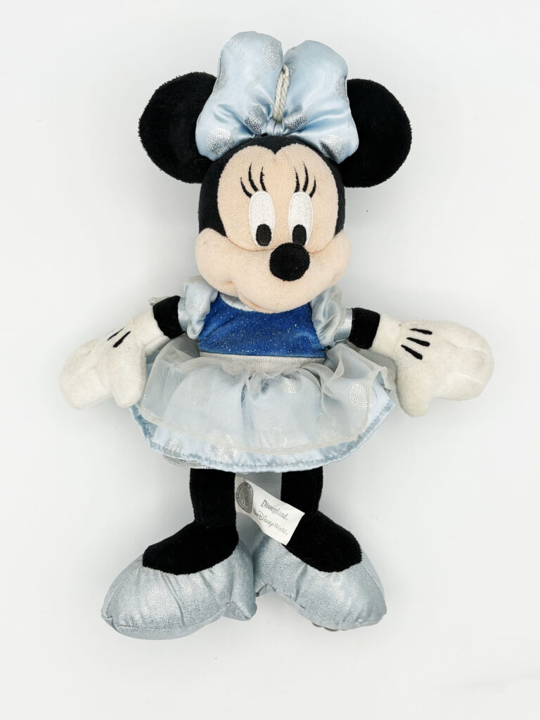 Disneyland 60th Diamond Anniversary Celebration Minnie Mouse Plush Toy - A gift my Gran received from my Mum.