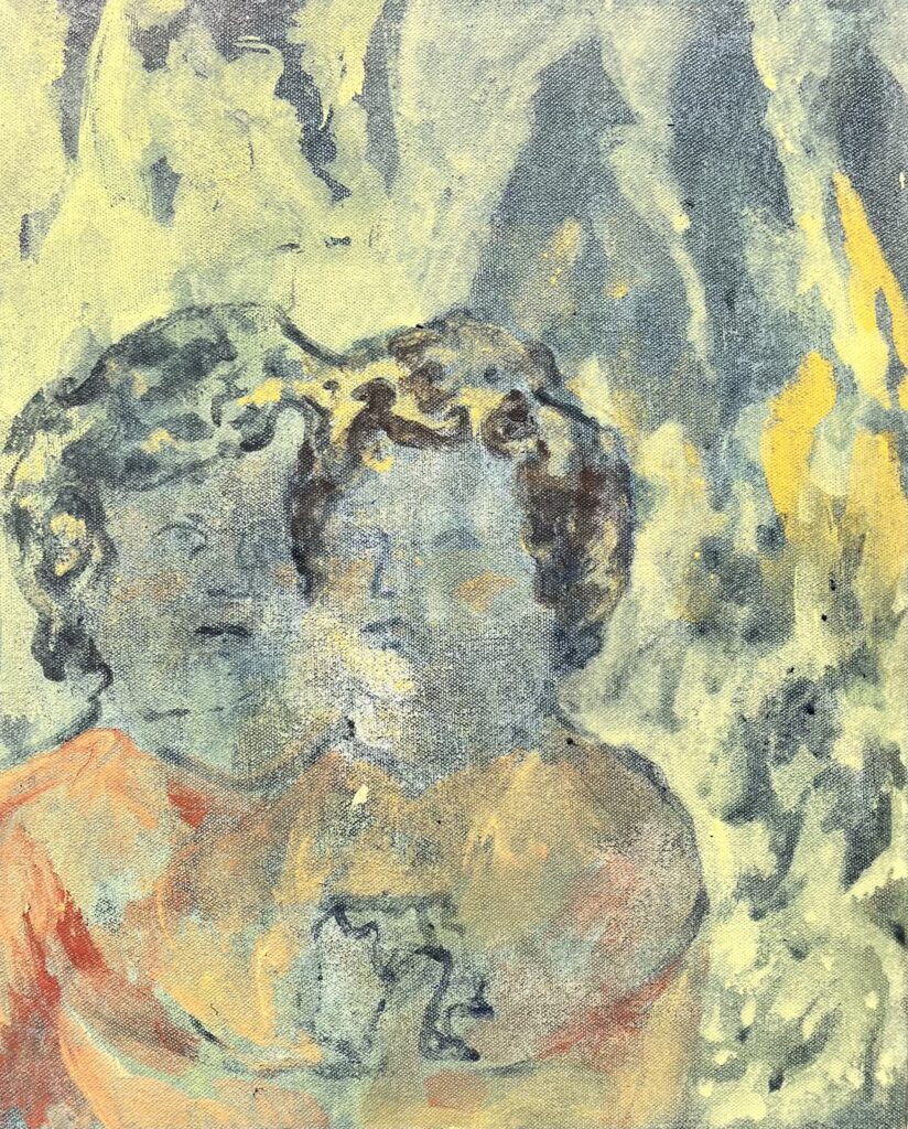 Distemper paintings of conjoined twins